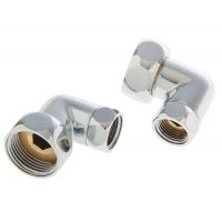 Американка для полотенцесушителя угловая с внутренней резьбой 