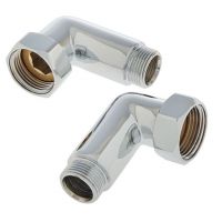 Американка для полотенцесушителя угловая с внутренней/наружной резьбой