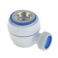 Сифон для душевого поддона VIRPlast с нержавеющей чашкой (30980686)