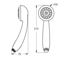 Лейка для душа Vidima Seva Jet BA181AA
