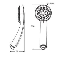 Лейка для душа Vidima Seva Jet BA184AA