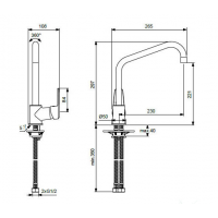 Смеситель для кухни (мойки) Vidima Баланс BA269AA однорычажный