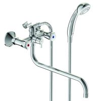 Смеситель для ванны с душем Vidima Лайф BA363AA двухвентильный Смеситель для ванны с душем Vidima Лайф BA363AA двухвентильный