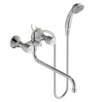 Смеситель для ванны с душем Vidima Эко BA163AA двухвентильный Смеситель для ванны с душем Vidima Эко BA163AA двухвентильный