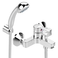 Смеситель для ванны с душем Vidima Логик BA279AA однорычажный Смеситель для ванны с душем Vidima Логик BA279AA однорычажный