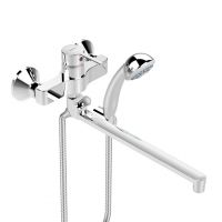 Смеситель для ванны с душем Vidima Логик BA281AA однорычажный Смеситель для ванны с душем Vidima Логик BA281AA однорычажный