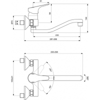 Смеситель для кухни (мойки) Vidima Некст BA373AA однорычажный
