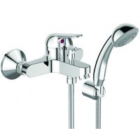 Смеситель для ванны с душем Vidima Файн BA388AA однорычажный Смеситель для ванны с душем Vidima Файн BA388AA однорычажный