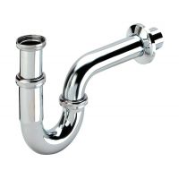 Сифон для раковины Viega трубный 32 мм, хром (305611)