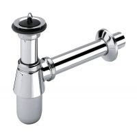 Сифон для раковины Viega бутылочный 32 мм, хром (366681)