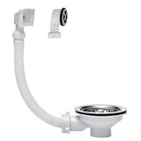 Слив-перелив для раковины Wirquin 113 мм хром (30987086)