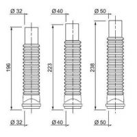 Гофрированное соединение Wirquin MAGICOUDE "PUSH-FIT" папа/мама
