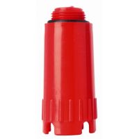 Заглушка тестовая Capricorn 1/2" НР красная (92120-050-00-01-08)