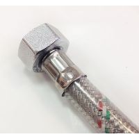 Гибкая подводка для воды усиленная Cotali оплетка нержавеющая сталь, 1/2" гайка-штуцер