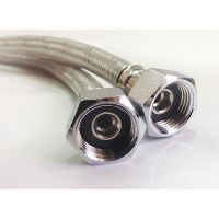 Гибкая подводка для воды усиленная Cotali оплетка нержавеющая сталь, 1/2" гайка-гайка Гибкая подводка для воды усиленная Cotali оплетка нержавеющая сталь, 1/2" гайка-гайка