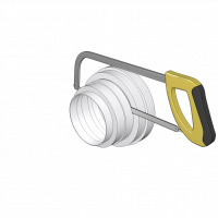 Соединитель круглых воздуховодов ERA центральный (PU16.15.12,5.12.10.8)