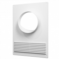 Площадка торцевая ERA D100 пластиковая с решеткой (100ПТПР)