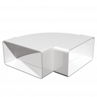 Отвод плоскй ERA 90° горизонтальный