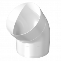 Отвод круглый ERA 45°