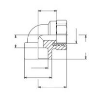 Угол полипропиленовый PP-RCT Banninger (внутренняя резьба)