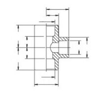 Тройник переходной полипропиленовый PP-RCT Banninger