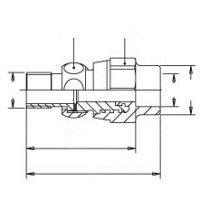 Муфта разъемная "американка" полипропиленовая PP-RCT Banninger (наружная резьба)