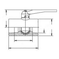 Кран шаровой полипропиленовый PP-RCT Baenninger