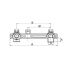 Настенный комплект для смесителя FV-Plast 20х1/2 ВР (AA255020012)
