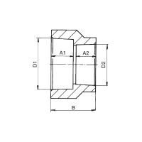 Муфта редукционная полипропиленовая FV-Plast (внутренняя/внутренняя резьба)