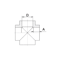 Крестовина полипропиленовая FV-Plast