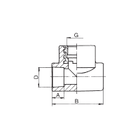 Тройник полипропиленовый FV-Plast (внутренняя резьба)