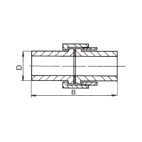 Муфта разборная "американка" полипропиленовая FV-Plast