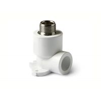 Угол с креплением (водорозетка) Pro Aqua (наружная резьба) Угол с креплением (водорозетка) Pro Aqua (наружная резьба)