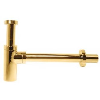 Сифон для раковины Kaiser бутылочный, 32 мм, золото (958Z-Gold)