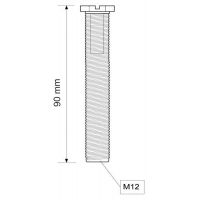 Болт соединительный McAlpine для решетки слива (BRBOLT90)