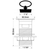 Выпуск для раковины McAlpine 1 1/4" (BW1H)