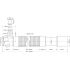 Гофра для сифона McAlpine раздвижная 40мм L600-1500 мм (MRMF2-15)