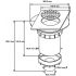 Трап для душа McAlpine 150х150 мм вертикальный (TSG2T6WH)