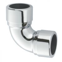 Отвод компрессионный McAlpine угол 90° хром