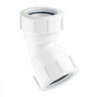 Отвод компрессионный McAlpine угол 45° (B-WH)