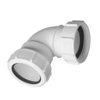 Отвод компрессионный с накидной гайкой McAlpine угол 90°