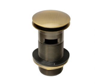 Донный клапан для раковины McAlpine 1 1/4" бронза (CW60-AB)