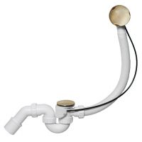 Слив-перелив для ванны McAlpine полуавтомат 575 мм "бронза" (MRB2AB-PB)