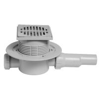 Трап для душа McAlpine "сухой" 115х115 мм горизонтальный (MRFG3)