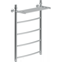 Полотенцесушитель водяной Ника Arc ЛД ВП лесенка с полкой, наружная резьба Полотенцесушитель водяной Ника Arc ЛД ВП лесенка с полкой, наружная резьба