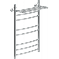 Полотенцесушитель водяной Ника Arc ЛД г2 ВП лесенка с полкой, наружная резьба Полотенцесушитель водяной Ника Arc ЛД г2 ВП лесенка с полкой, наружная резьба